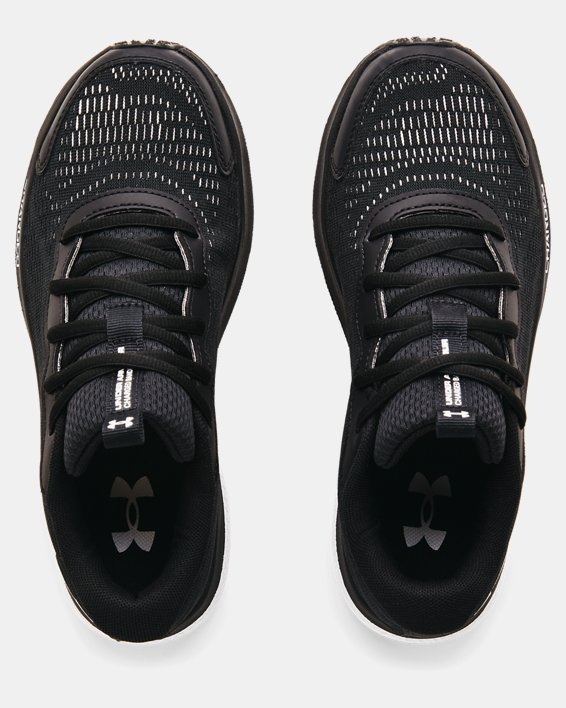 Boys' Grade School UA Charged Bandit 7 Running Shoes, Black, pdpMainDesktop image number 2